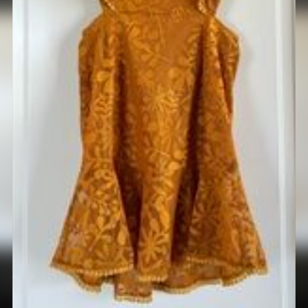 Angel Biba Lace Side Cutout Open Back Dress - Picture 4 of 4